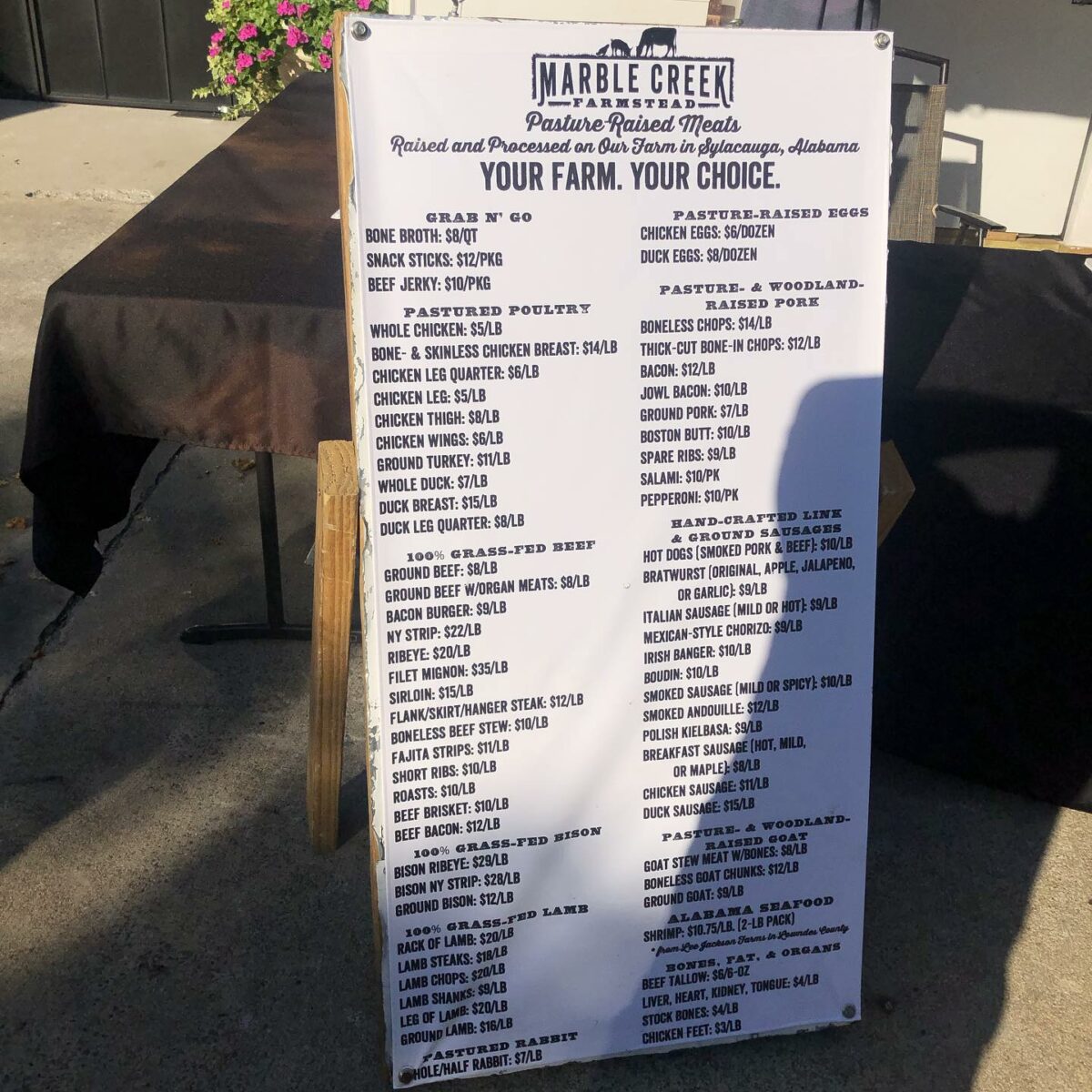 Where to buy locally raised meat in Alabama SoulGrown