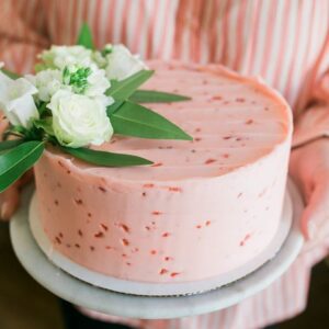 Ashley Mac's strawberry cake