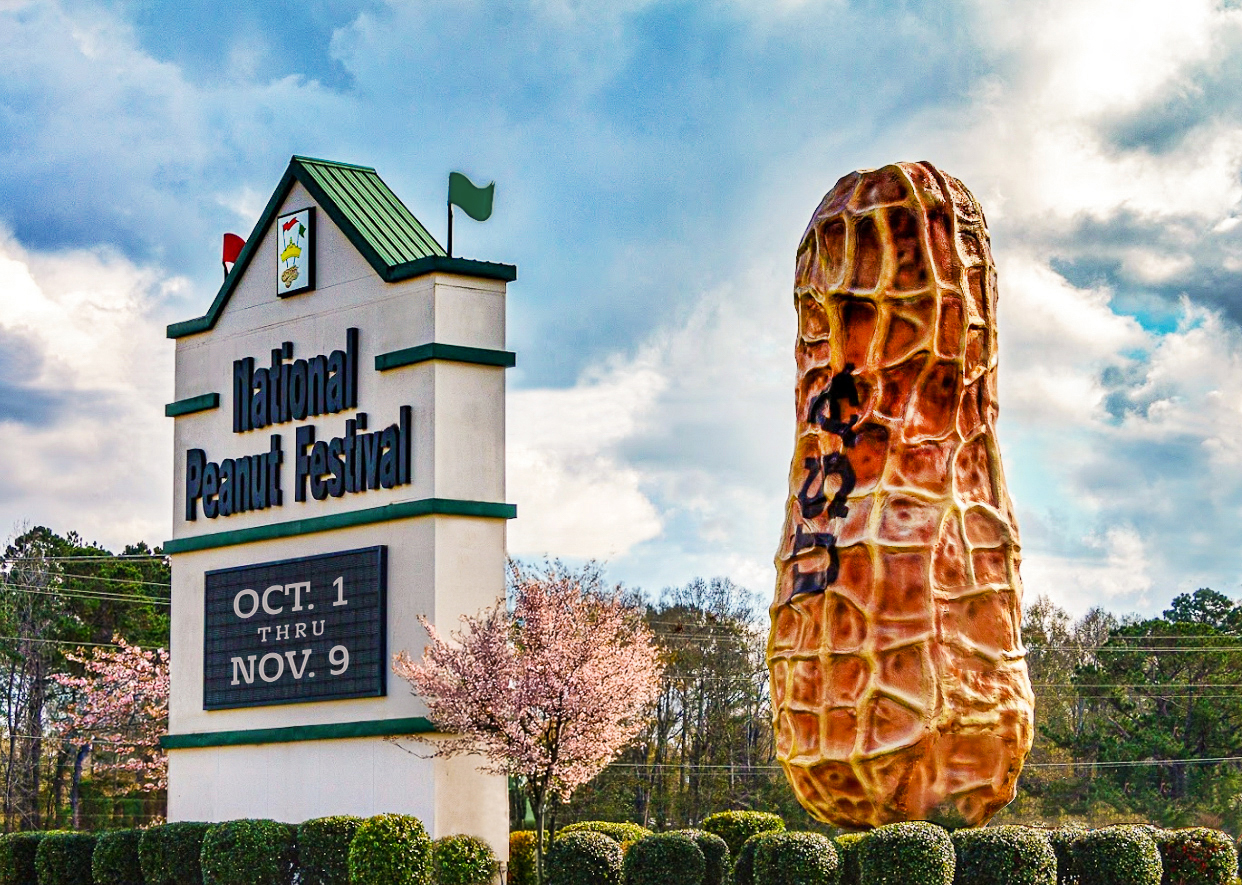 Giant Peanut at the National Peanut Festival