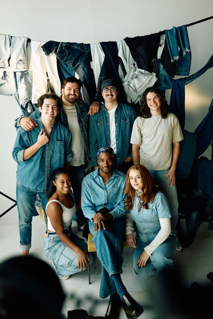 Men and women in denim