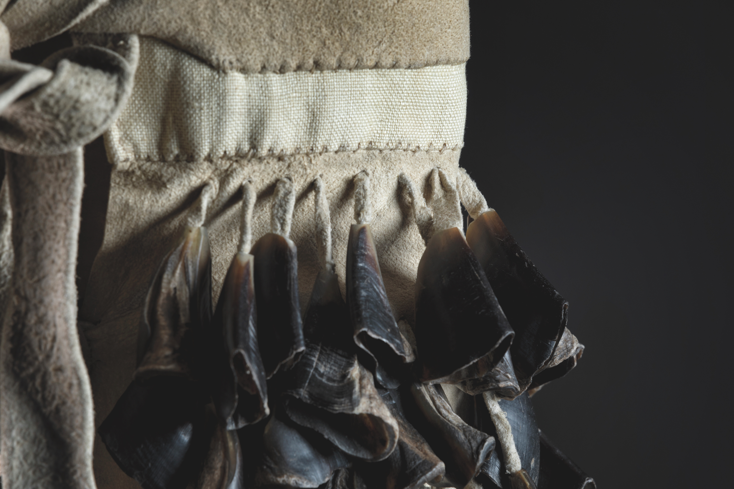 Deer toe shaker traditional worn by native american women