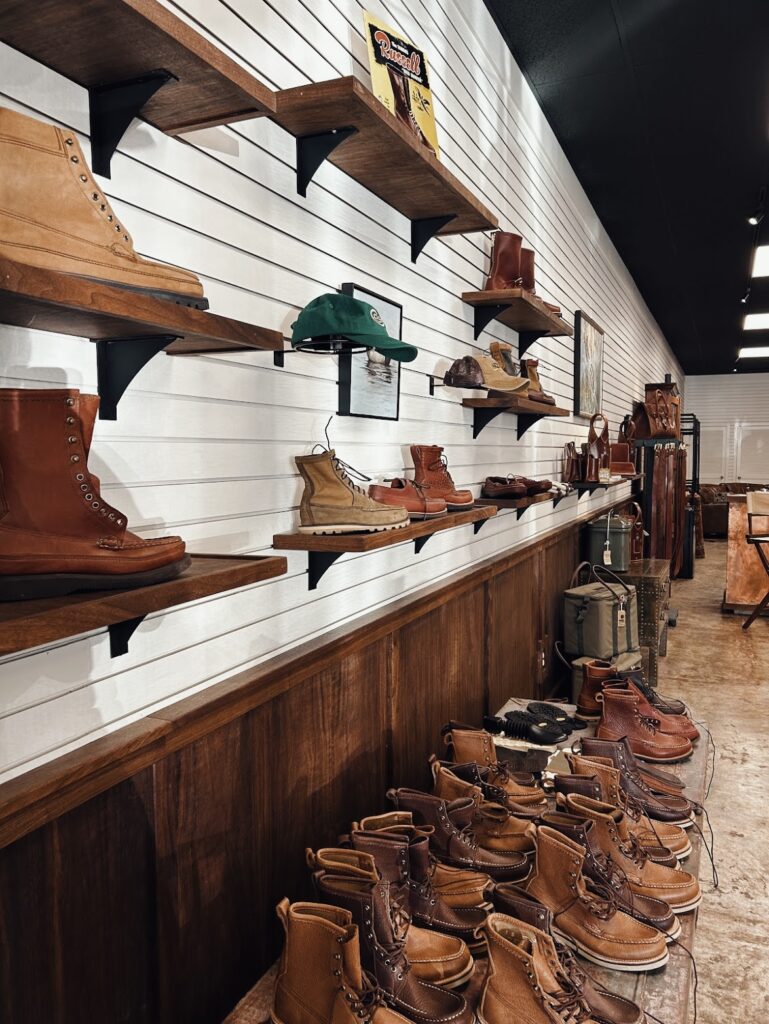 Russell Moccasin display