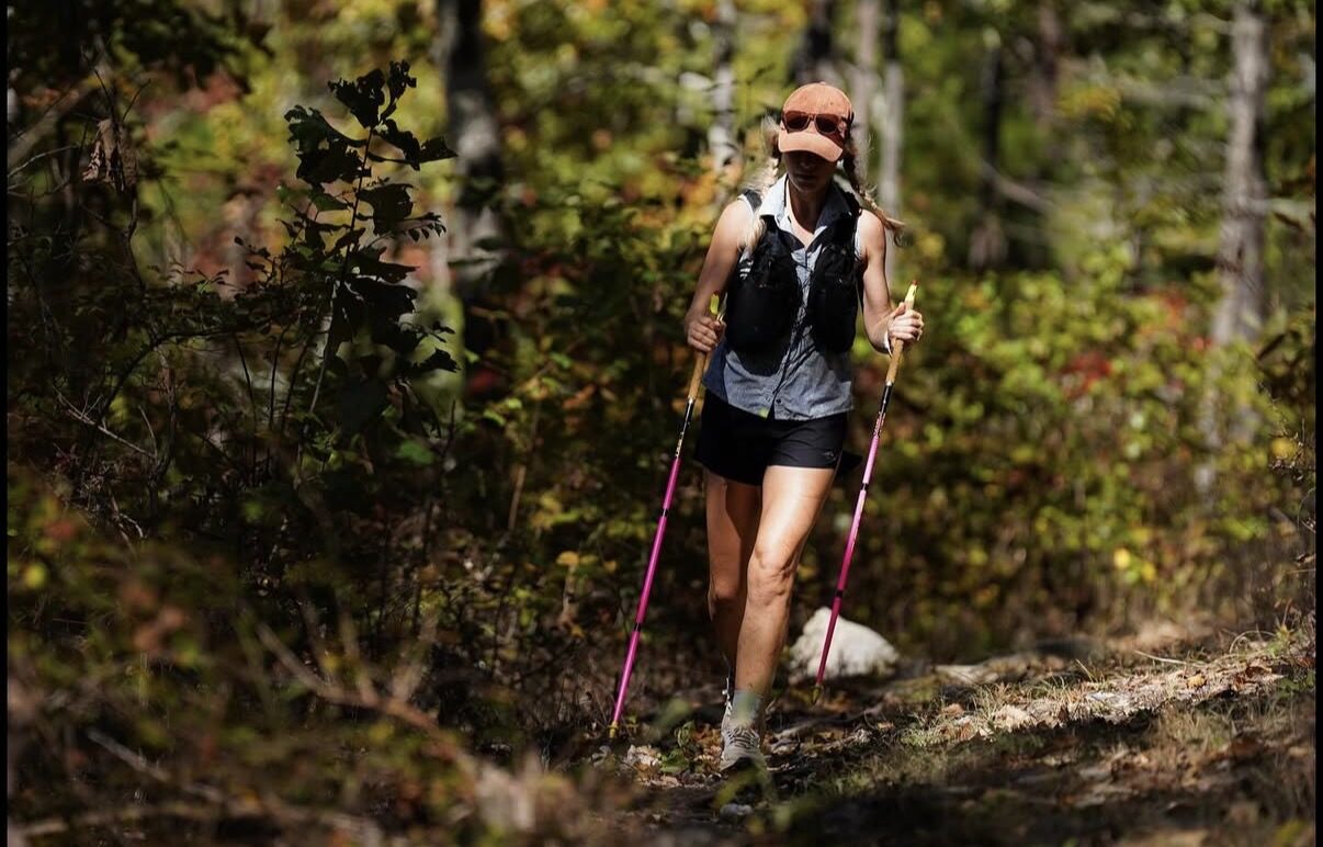 Ashlie Ithurburn running the Pinhoti Trail