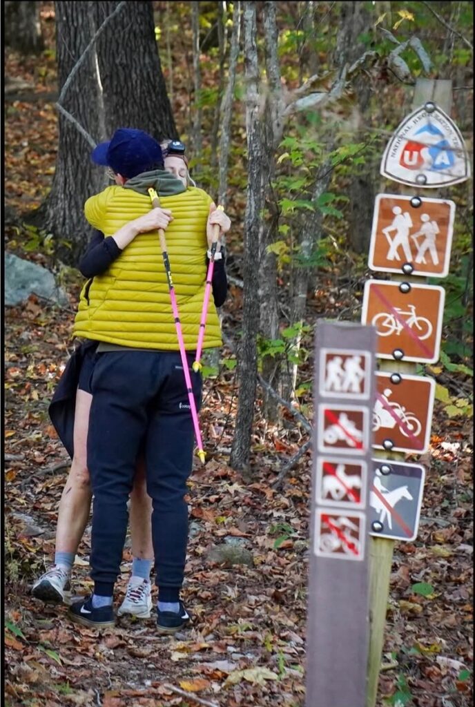 Ashley Finishing the Pinhoti Trail