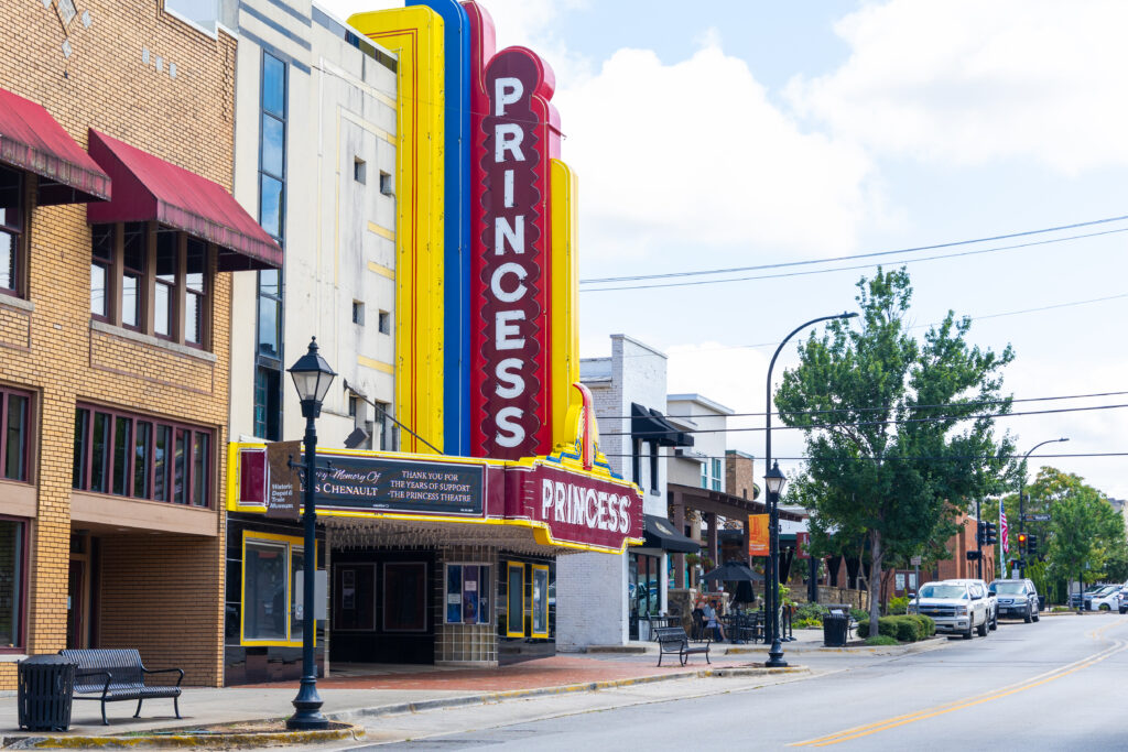 Exterior of Princess Theatre