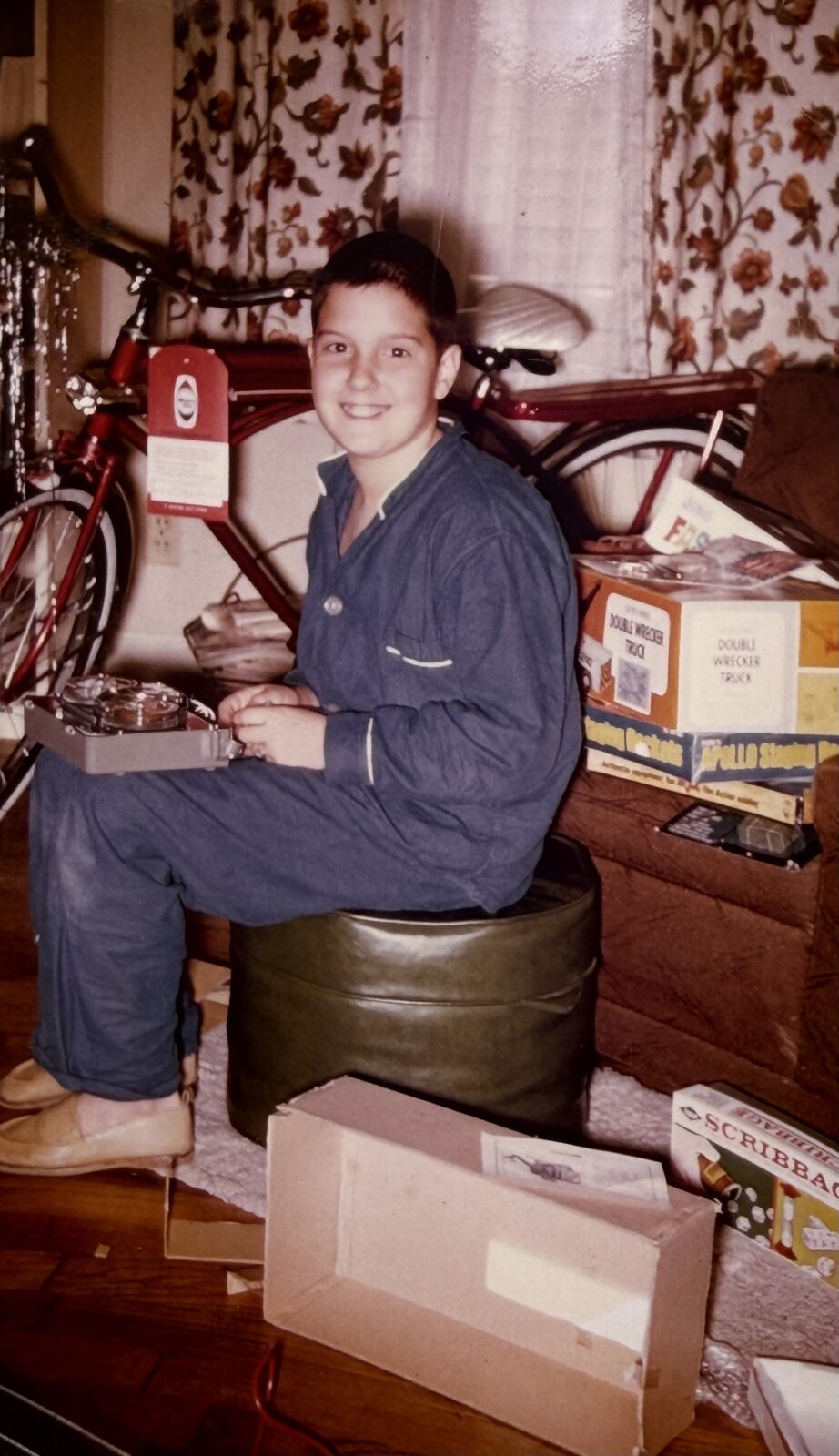 opening gifts on Christmas