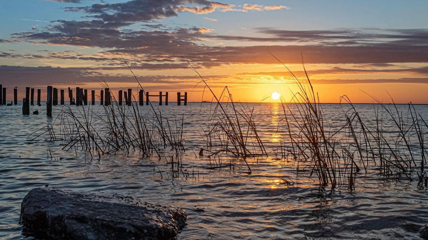 mobile bay sunset