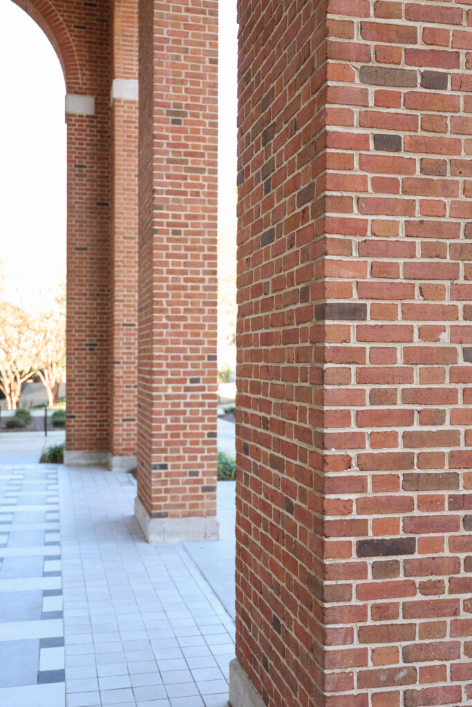 Samford brick columns