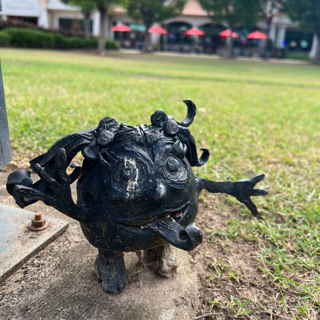 Tuscaloosa monster statue