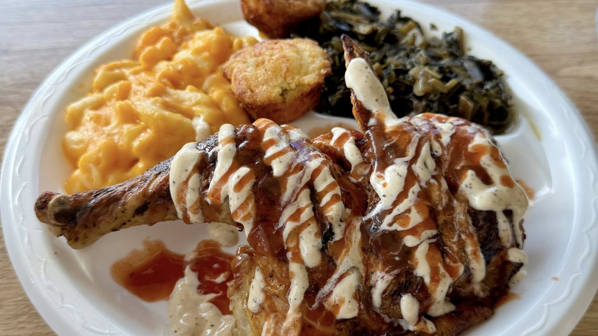 BBQ plate at Rusty's