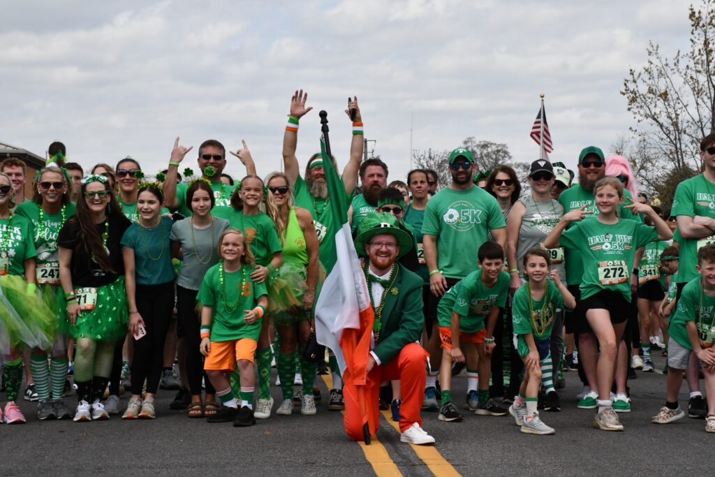 Grand Marshall and race runners