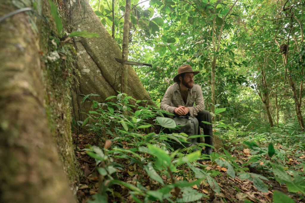 Hatton Smith in the jungle