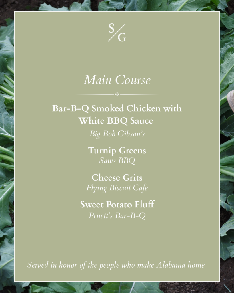 masters menu main courses