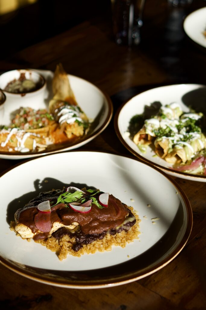 Dishes at De Nada Birmingham