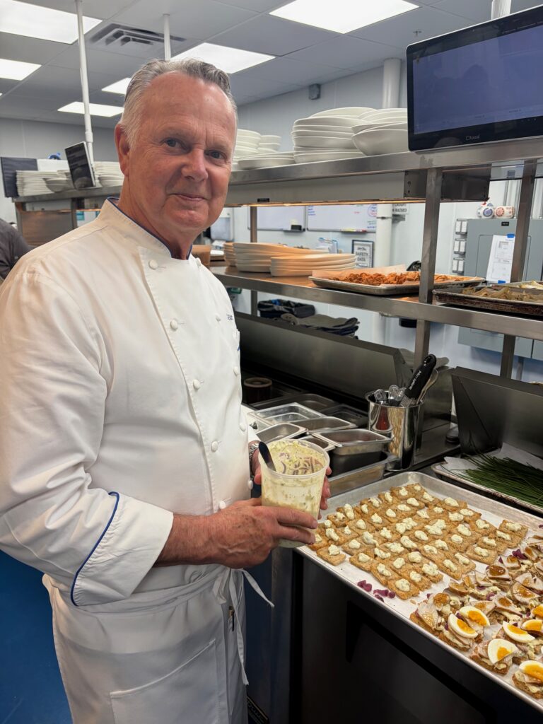 Frank Stitt in the kitchen