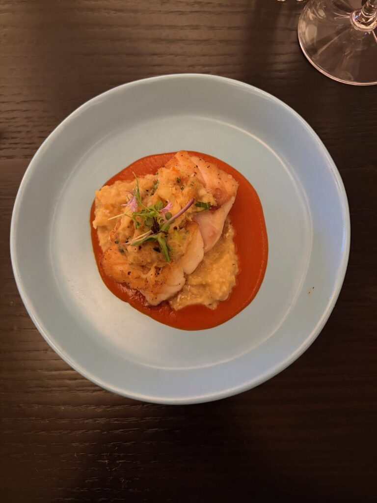 Red Snapper with grits