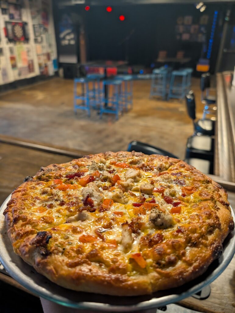 Veloce pizza at Tip Top Cafe