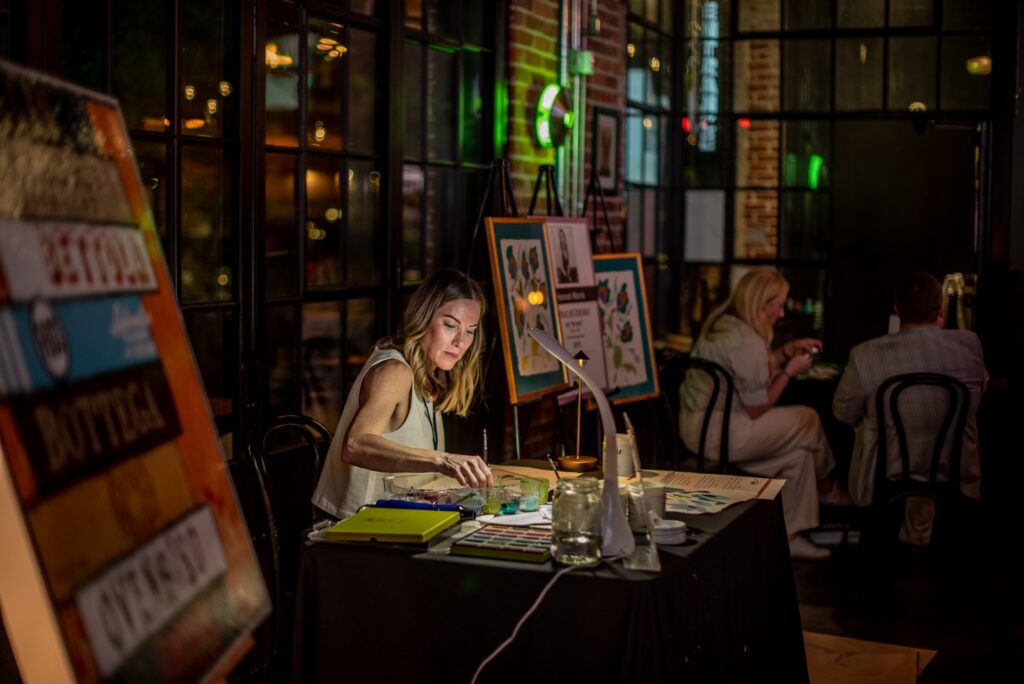 Artist at Palate and Palette