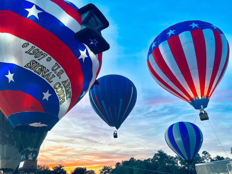Hot air balloons