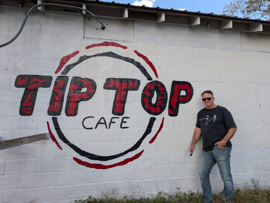 Tip Top Cafe sign