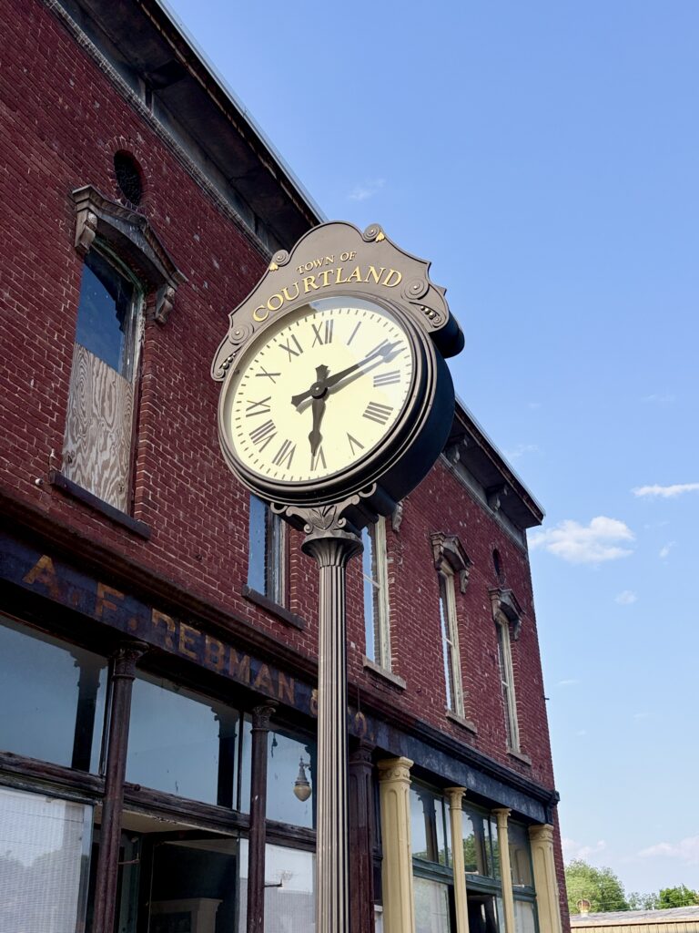 Courtland clock