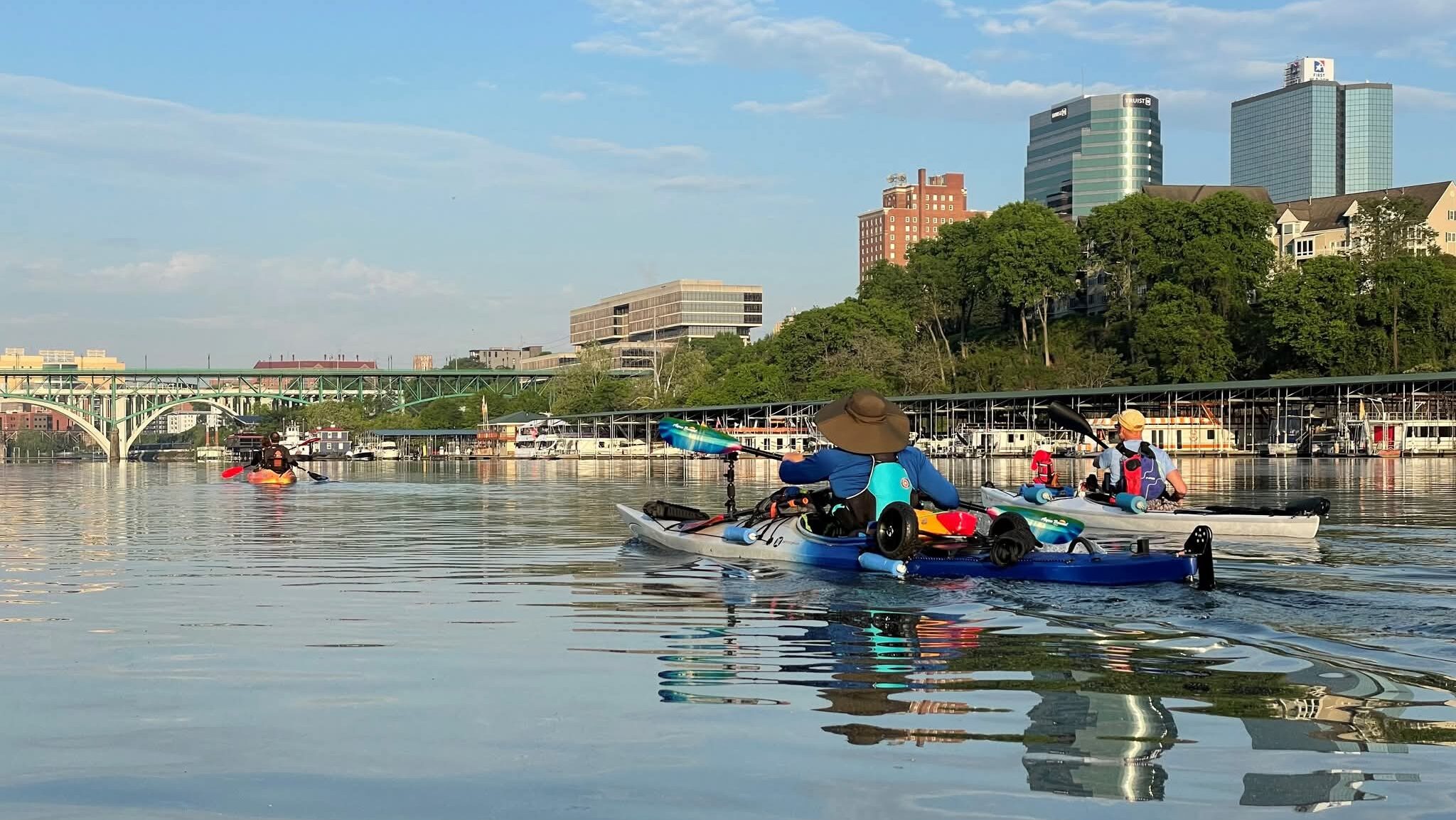 TJ Johnson on the Tennessee River