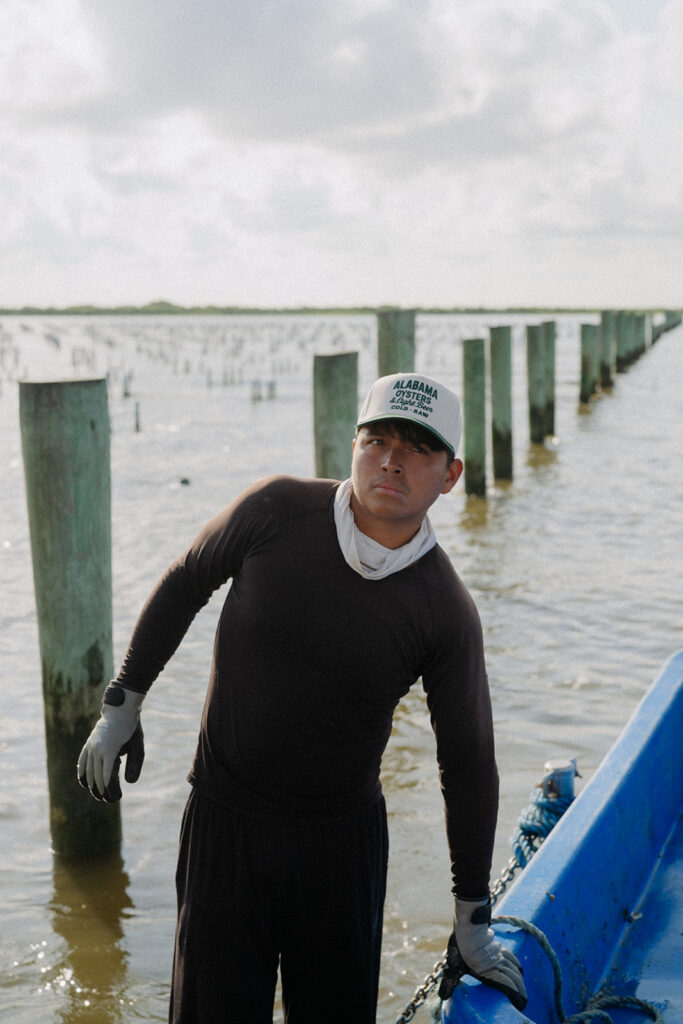 Working at Murder Point Oysters