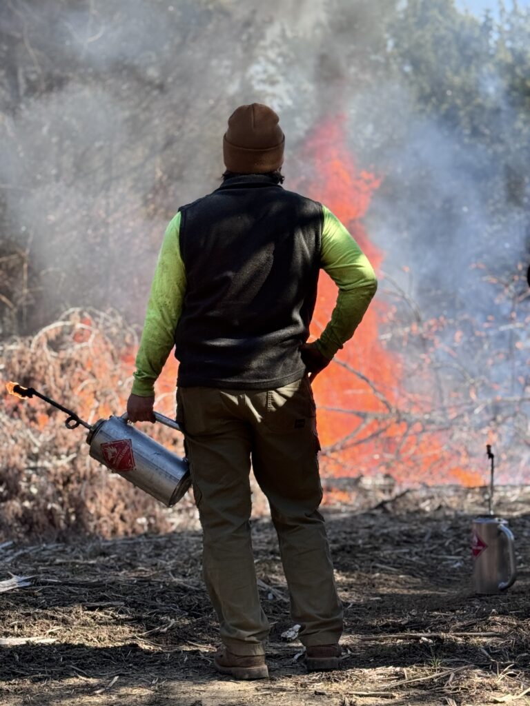 prescribed fire with Hunter Vick