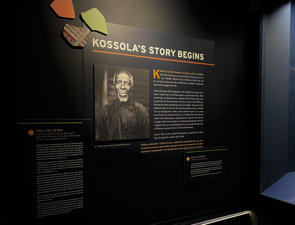 Clotilda exhibit