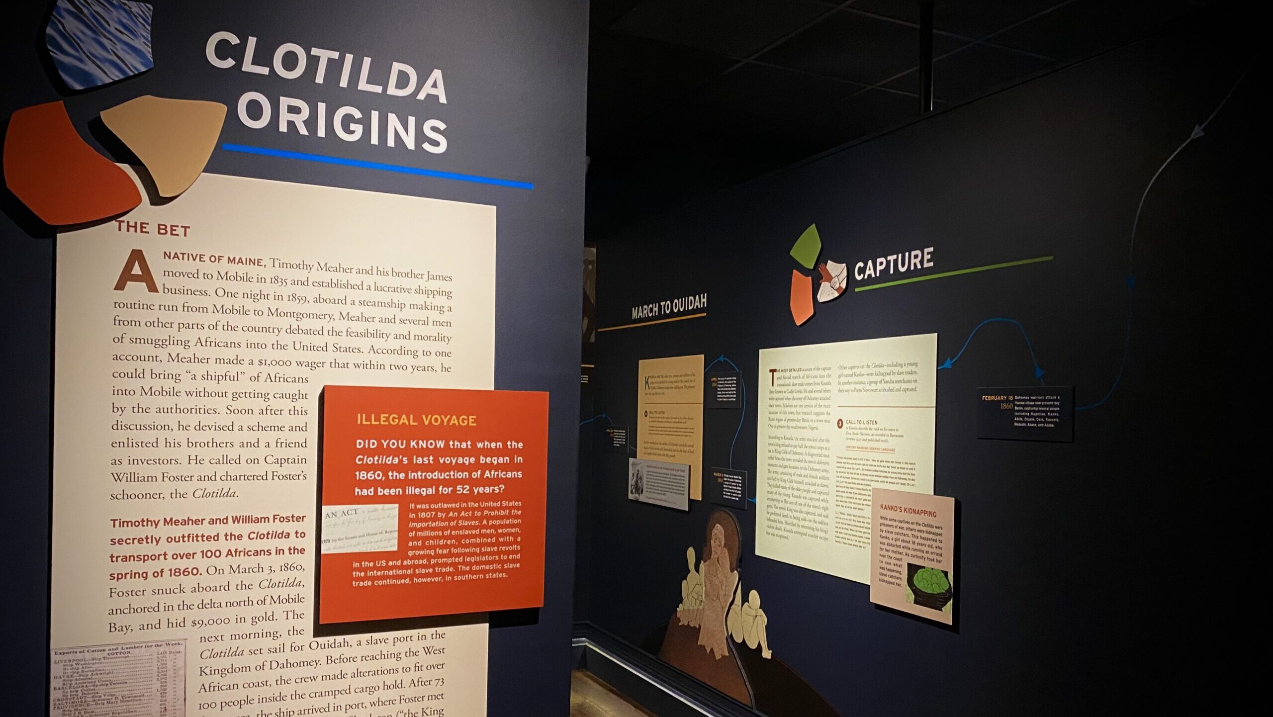 Clotilda exhibit
