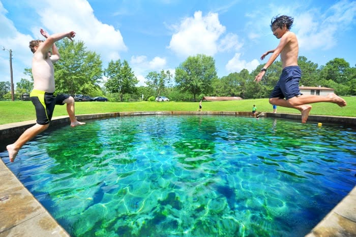 Blue Springs swimming