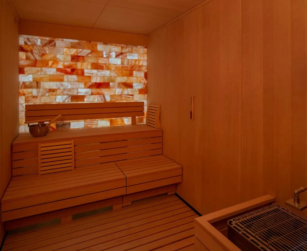 Wind Creek sauna