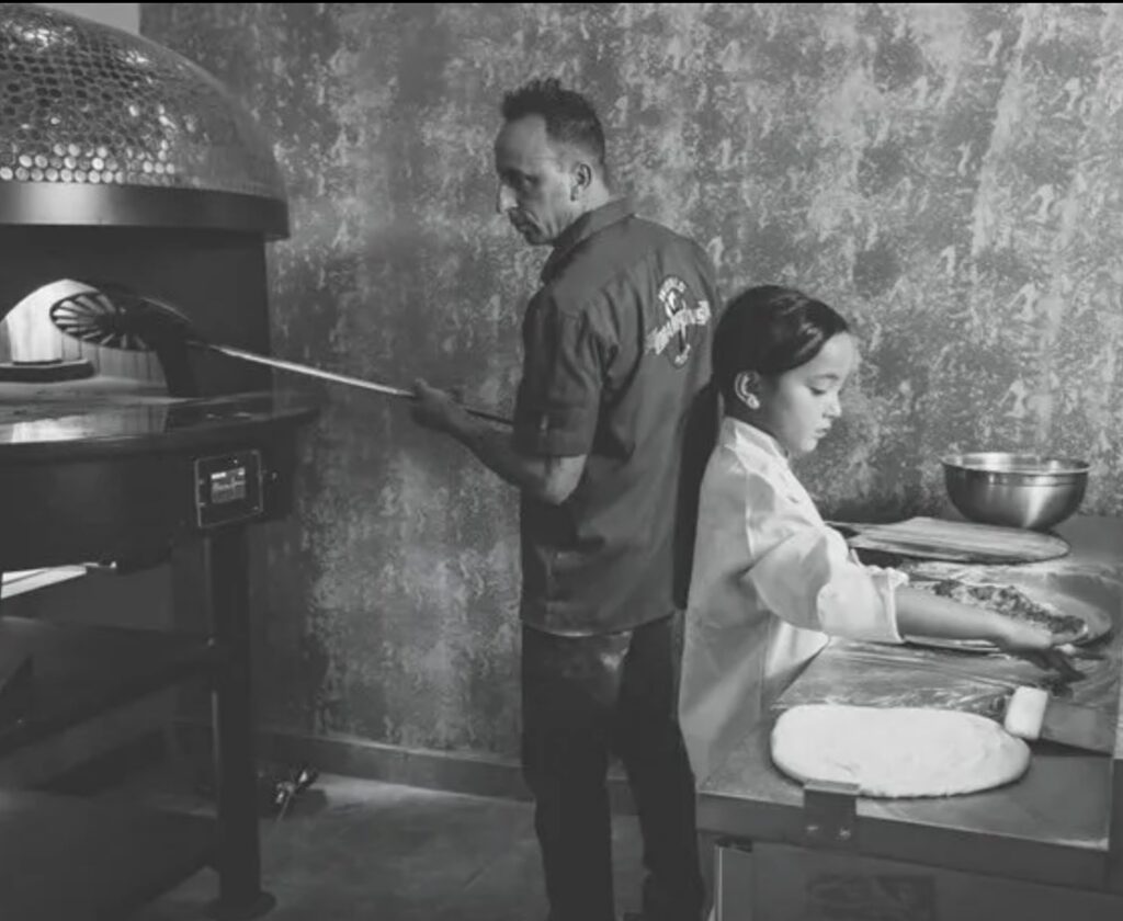 Valentina's owner with daughter