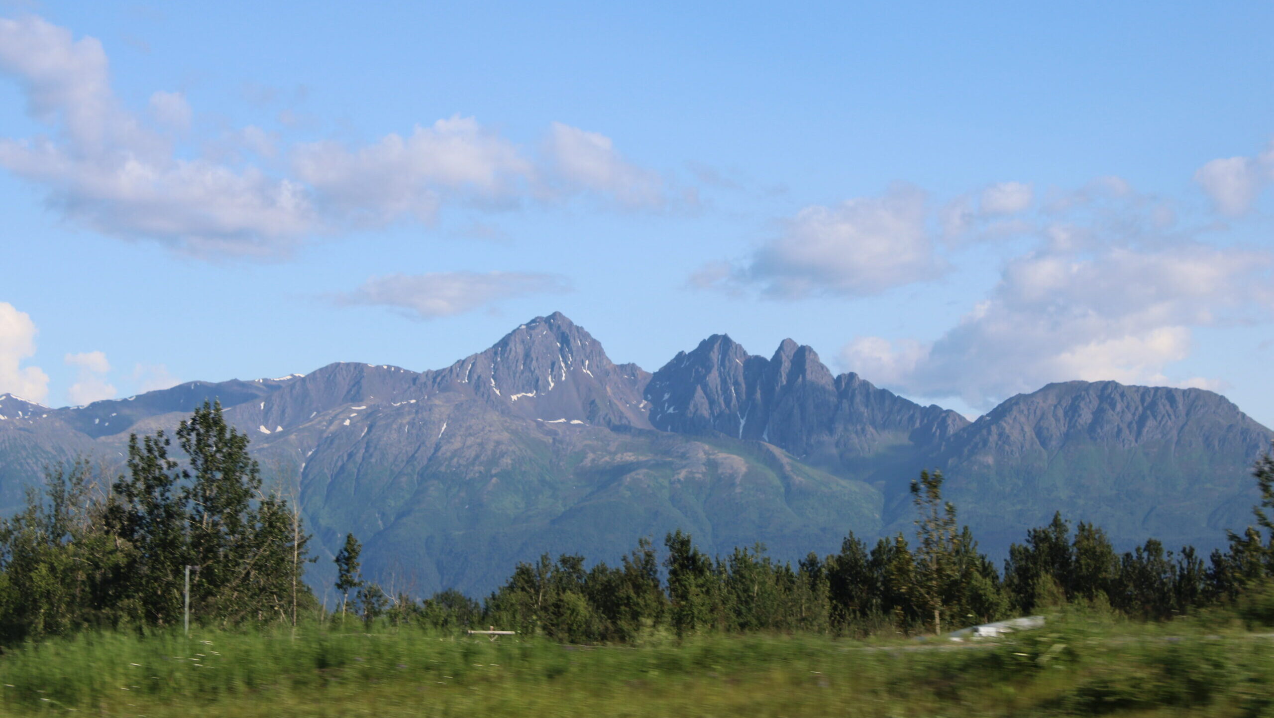 Alaskan wilderness and mountains