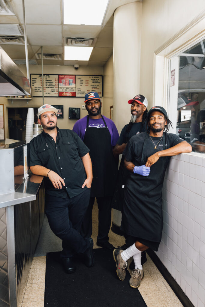 Lee and Gus's Hot Dogs crew