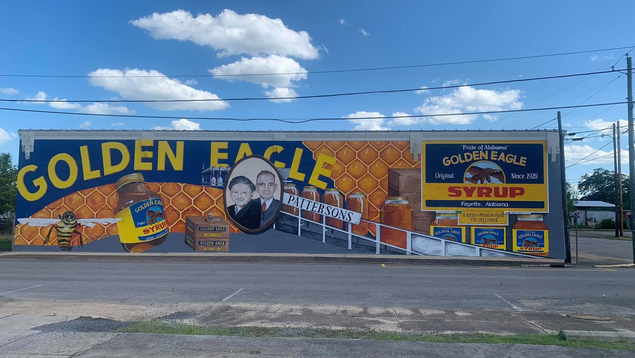 Golden Eagle mural
