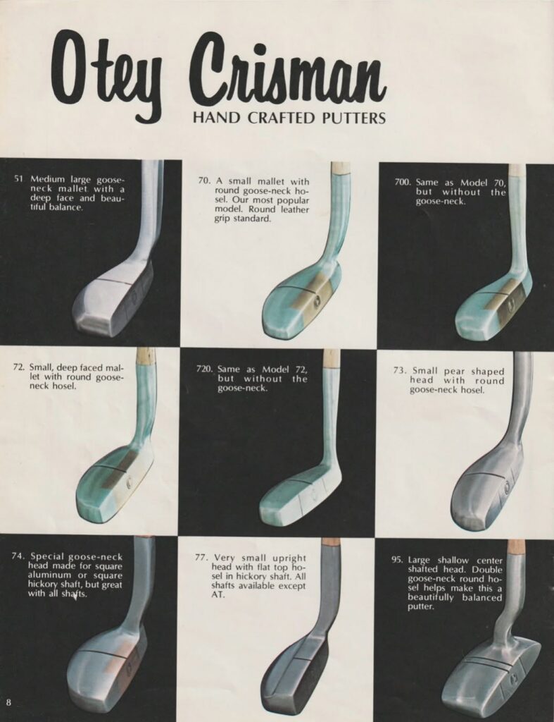 Otey Crisman Putters