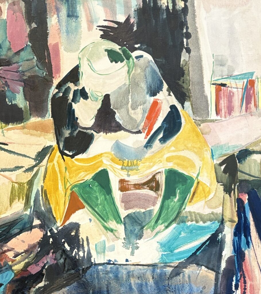 "Woman Reading a Bible" by Miriam McClung