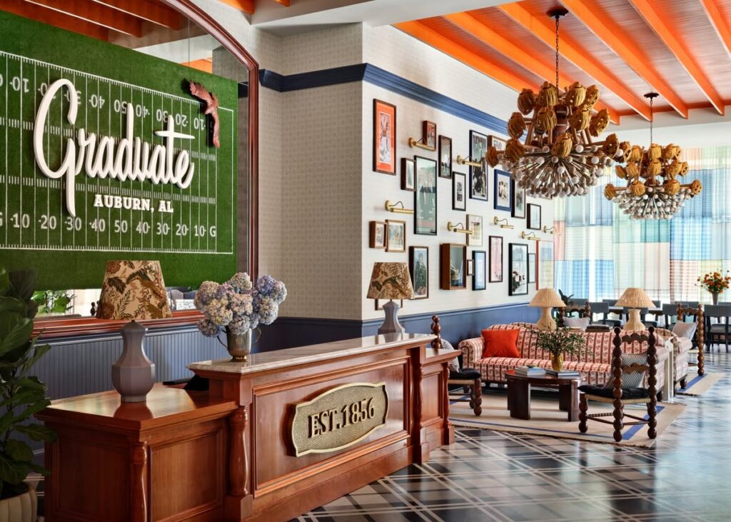 Graduate Hotel lobby